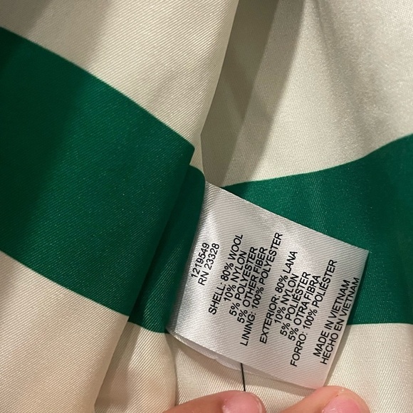 Pendleton Women’s Water Resistants Cascade Wool Campbell Pea Coat Size Small - Picture 8 of 8